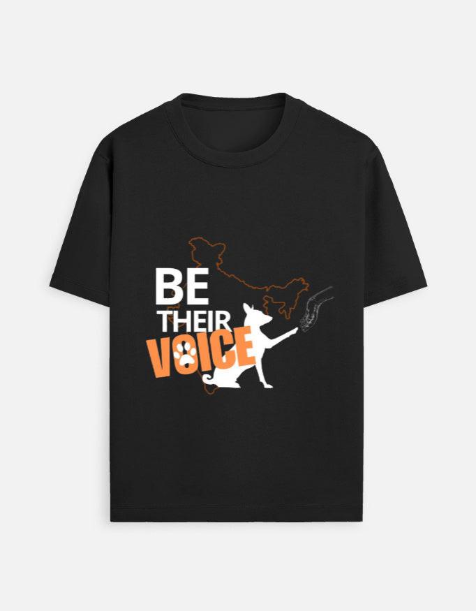 Be Their Voice Dog T Shirt Front