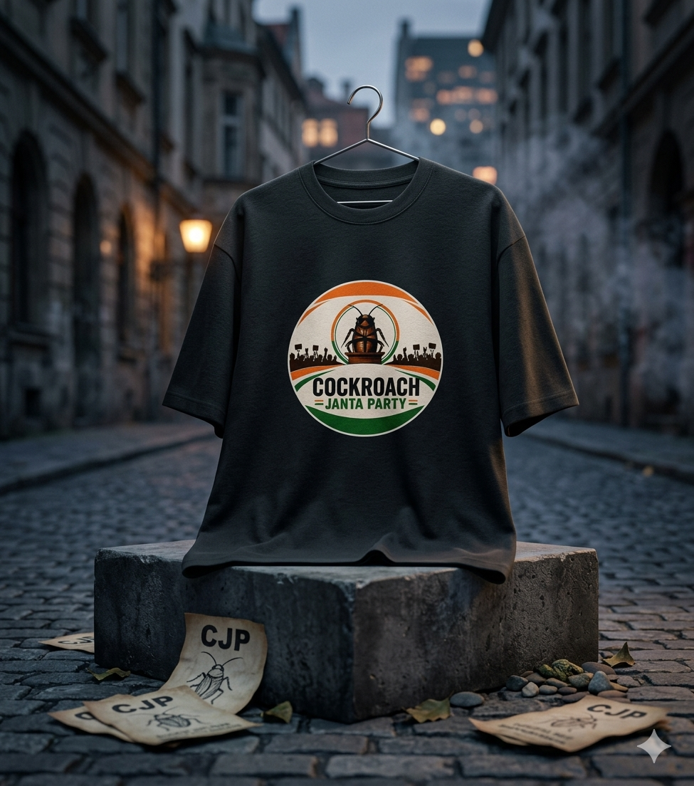 The CockRoach Janta Party T-Shirt | Affordable Graphic T-Shirt | Streetwear India