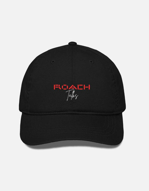 Black roach talks cap with embroidery for the cockroach janta